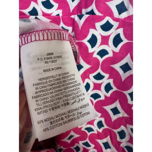 Boden Dress Size 6P (Small Flaw Noted) Pink Print Sleeveless Casual - Picture 3 of 6